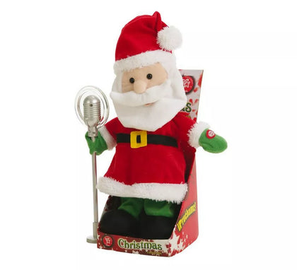 Papá Noel con Micrófono de 30 cm