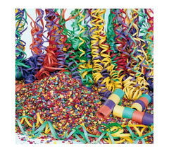Package with 10 rolls of Serpentine in assorted colors