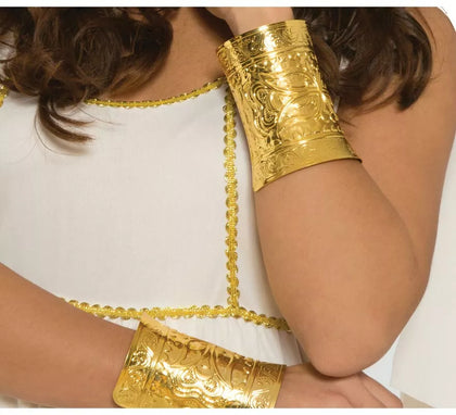 Par de Brazaletes de Romana metálicos