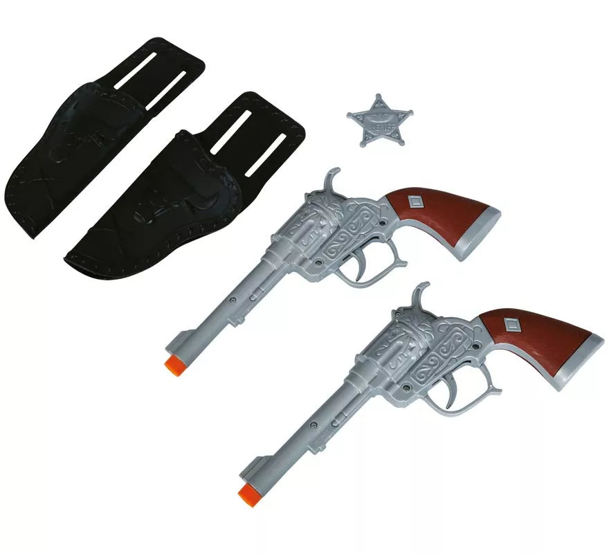 Translation missing: en.Par de Cartucheras con 2 Pistola de 24 cm
