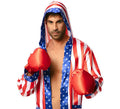 Par de Guantes de Boxeador rojos adulto de 26 cm