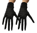 Par de Guantes Dedos Largos negros adulto de 35 cm