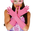 Par de guantes largos rosas