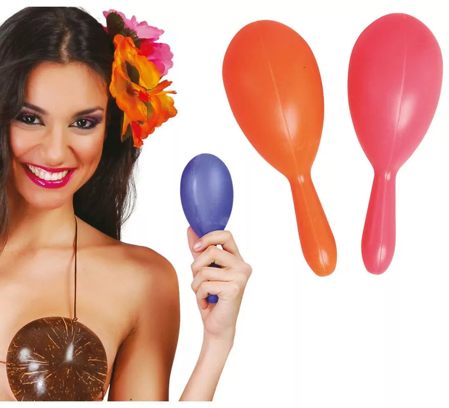 Translation missing: en.Par de Maracas de 19 cm colores surtidos