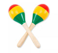 Par de Maracas de madera Méjico de 20 cm