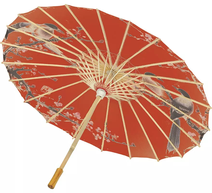Paraguas Japonés de 82 cm rojo