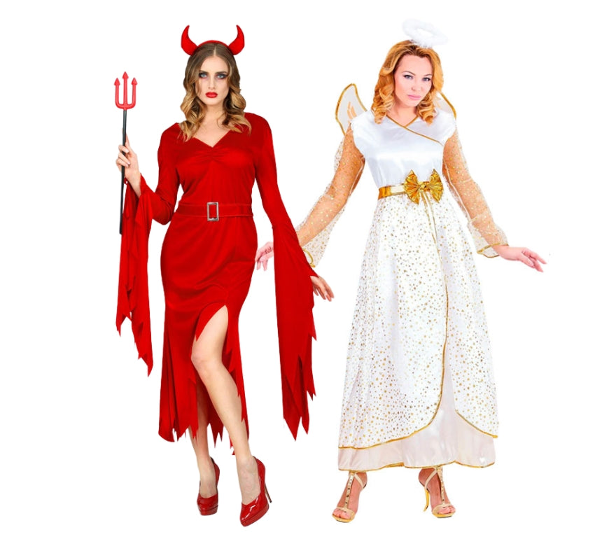 Angel and demon couple