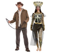 Pareja de aventurero y momia