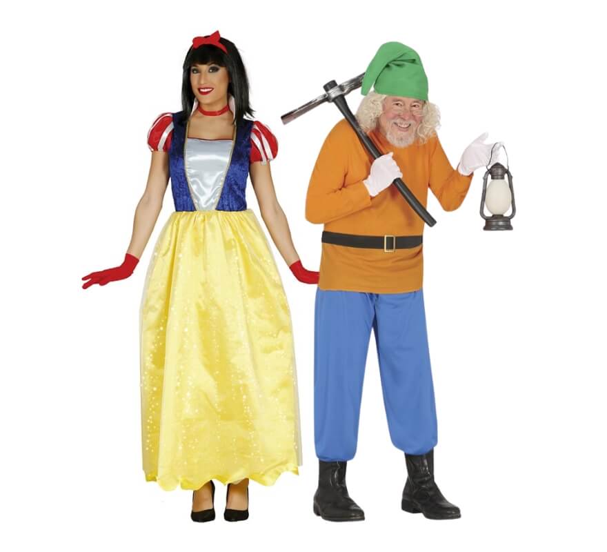 Snow White and dwarf couple