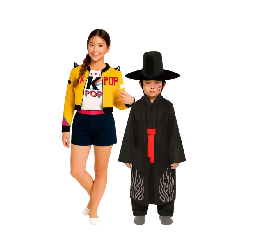 K-pop singer and demon kids' couple