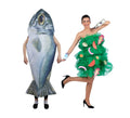Pareja de comida saludable