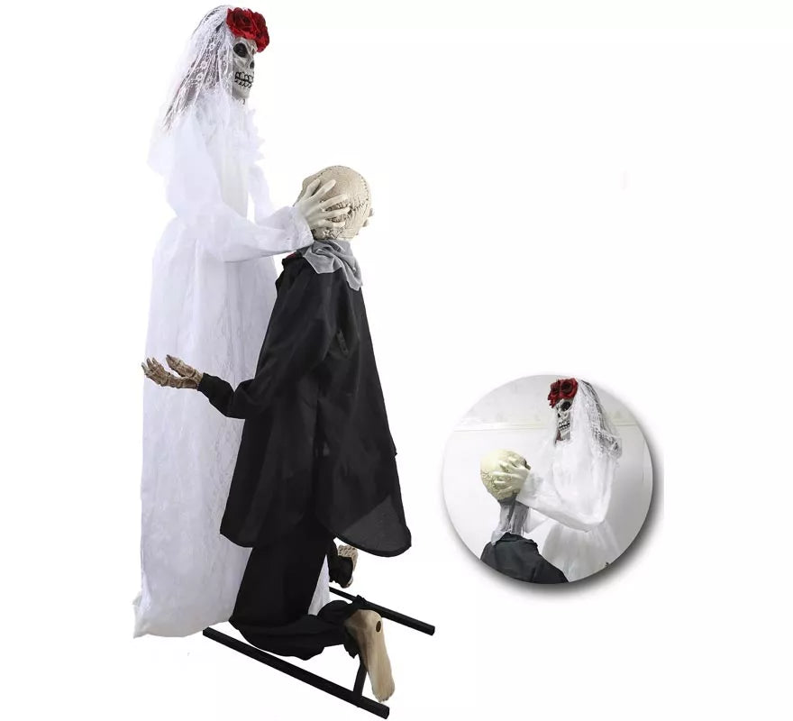 Translation missing: en.Pareja de Esqueletos con Sonido de 180 cm