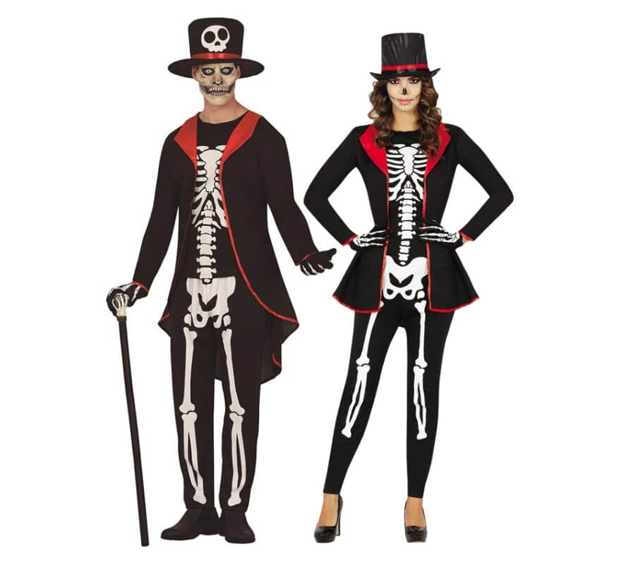 Elegant skeletons couple