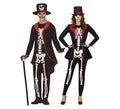 Pareja de esqueletos elegantes