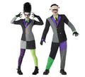 Pareja de Frankenstein a rayas