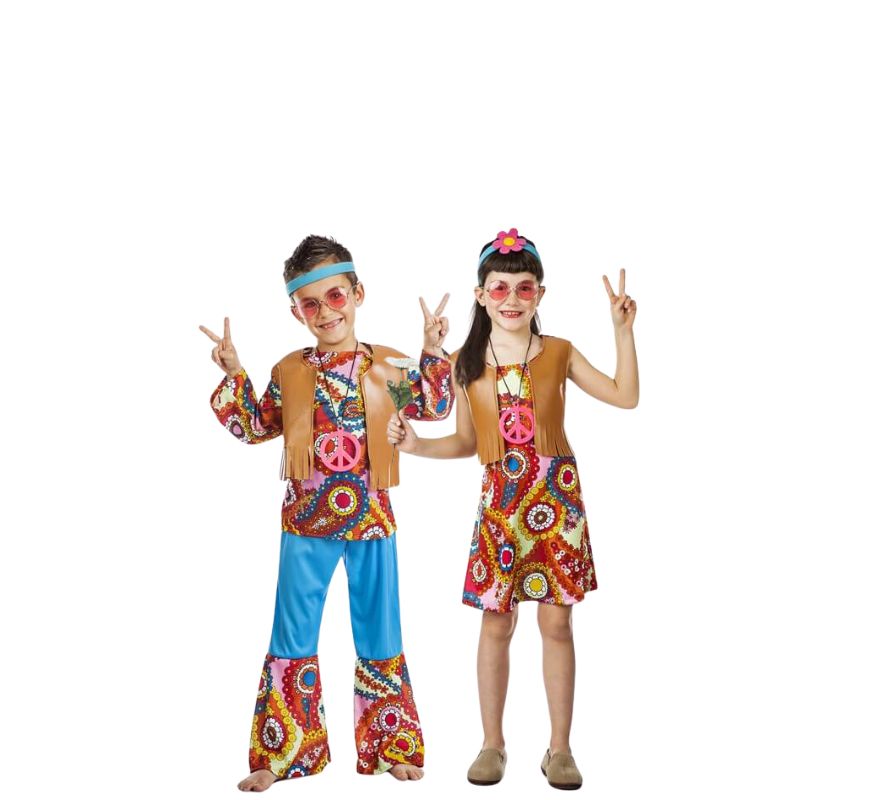 Translation missing: en.Pareja de Hippies con chaleco infantil