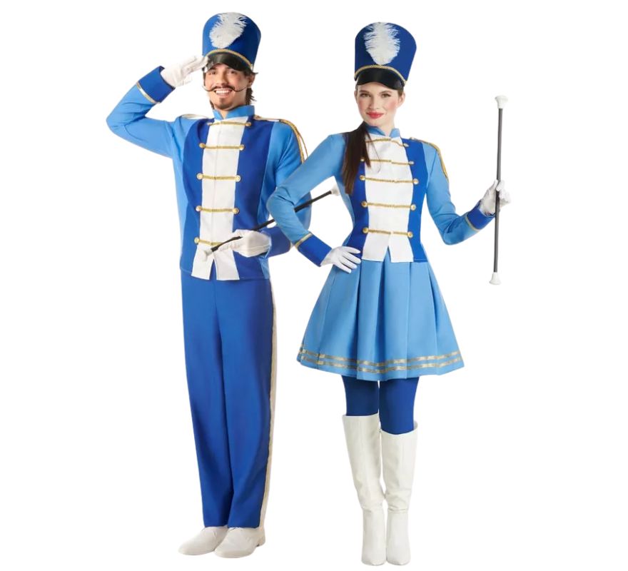 Translation missing: en.Pareja de majorettes azul
