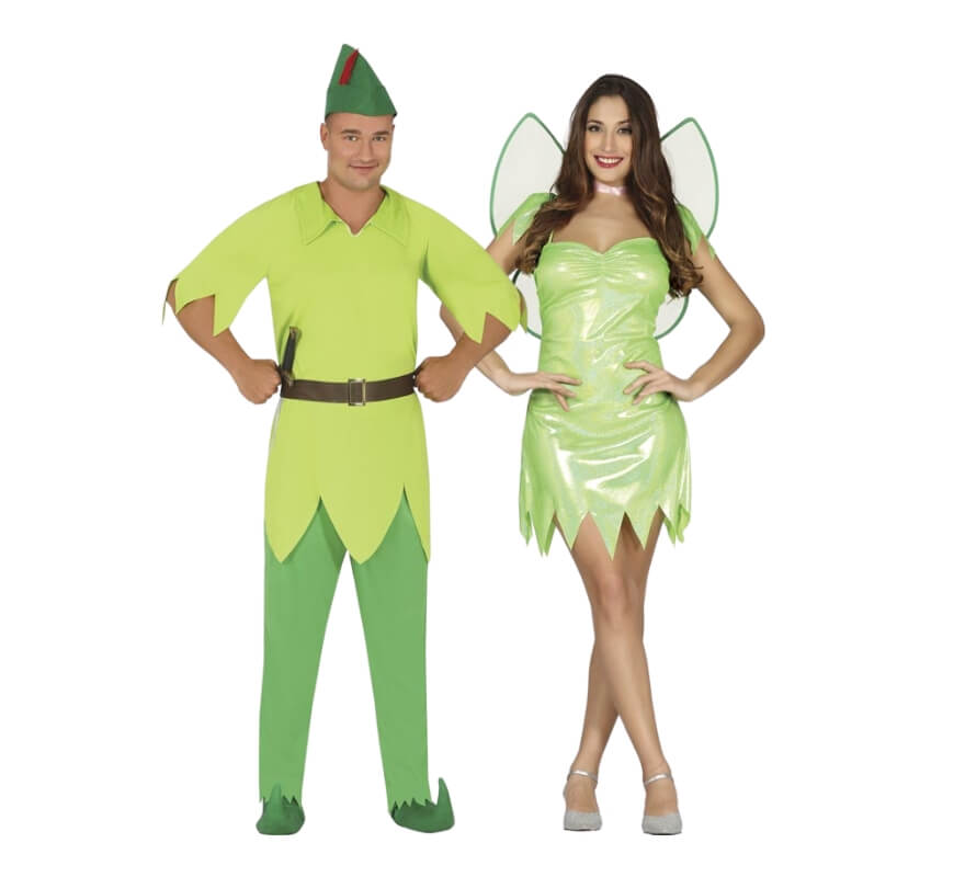 Flying boy and fairy couple