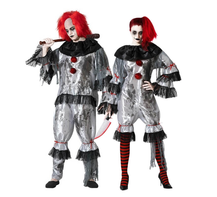 Macabre clowns couple