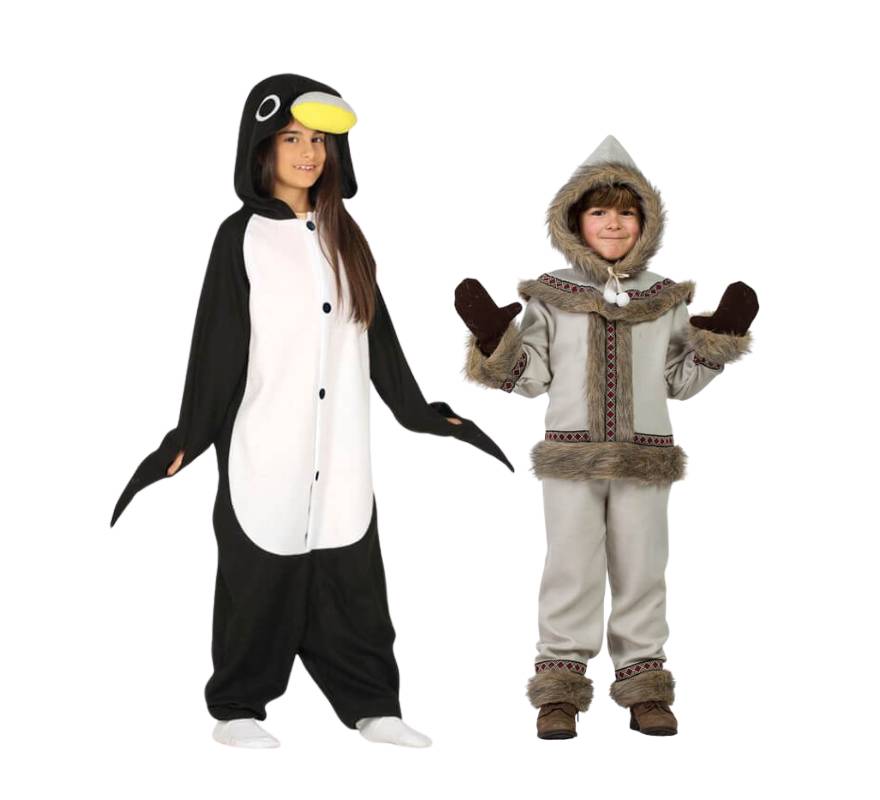 Translation missing: en.Pareja de pingüino y esquimal infantil