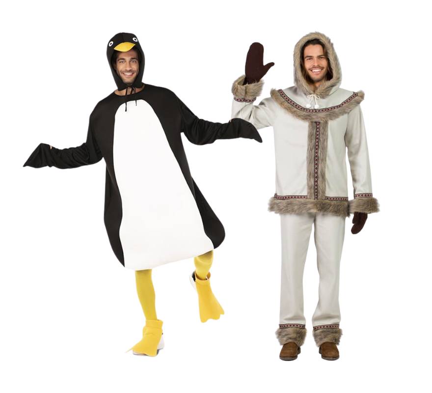 Translation missing: en.Pareja de pingüino y esquimal