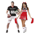 Pareja de Quaterback y animadora