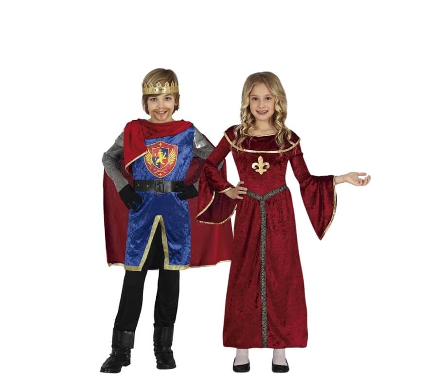 Kids' medieval royal couple