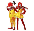 Pareja de Ronald el payaso sangriento