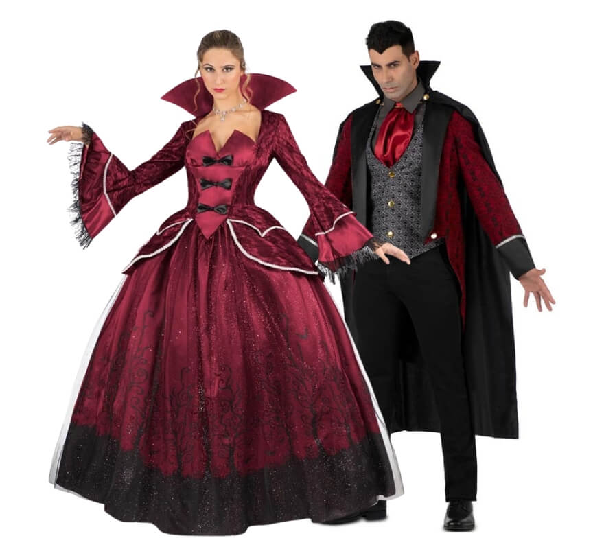 Burgundy vampires couple