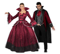 Pareja de vampiros burdeos