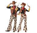 Pareja de vaqueros con flecos