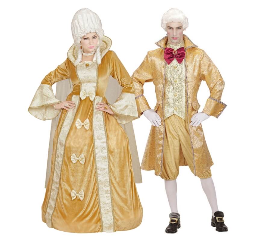 Golden Venetian couple