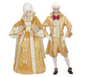 Pareja de venecianos dorados