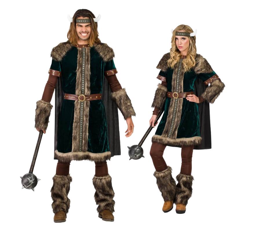 Green Viking couple