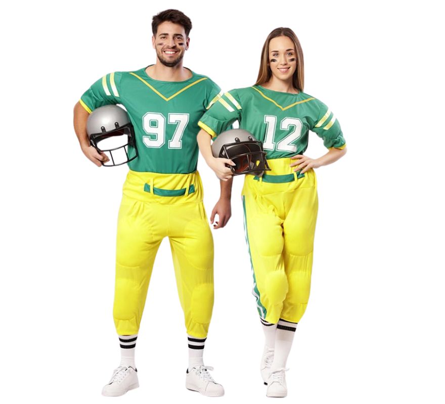 Pair of adult American soccer players