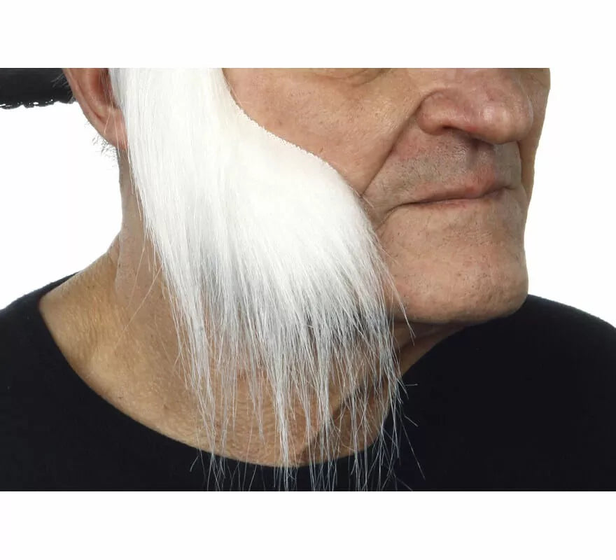 Translation missing: en.Patillas anchas con pelo blanco