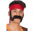 Patillas y Bigote de Hippie