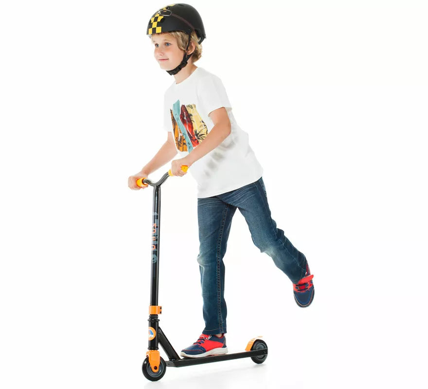 Patinete Deluxe Free Style naranja