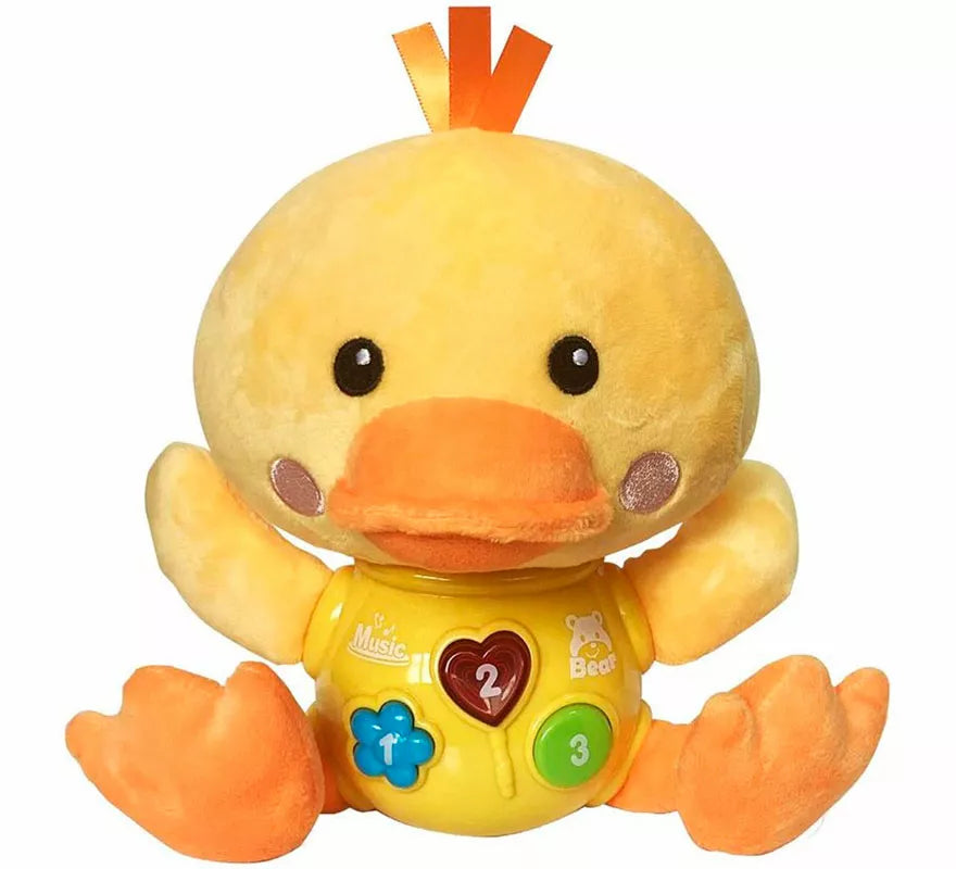Translation missing: en.Pato Musical de Peluche con Luz y Sonido de 24 cm