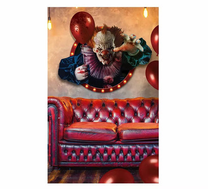Payaso Adhesivo Decoración para Pared de 70X80 cm