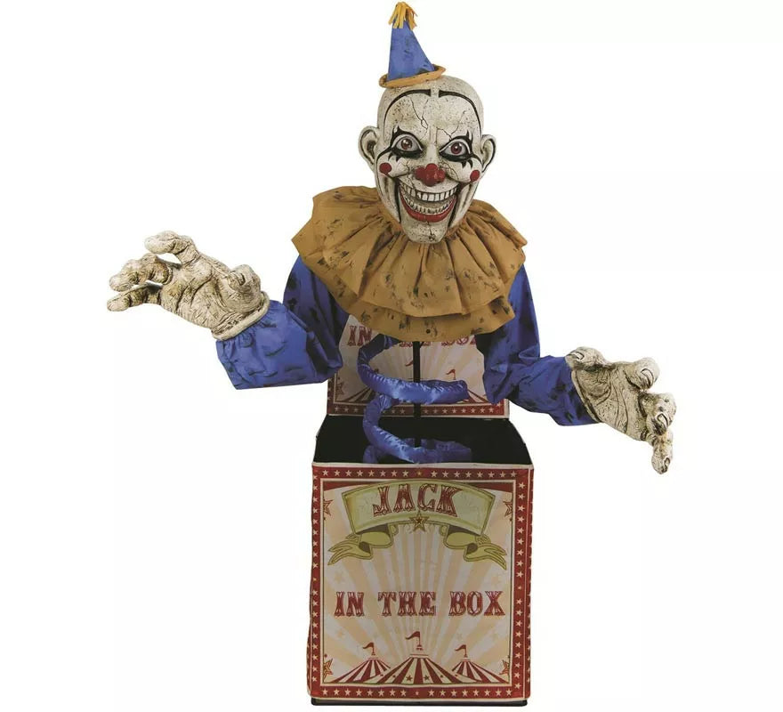 Translation missing: en.Payaso Jack in the Box con luz, sonido y movimiento de 2,1 m