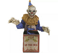 Payaso Jack in the Box con luz, sonido y movimiento de 2,1 m