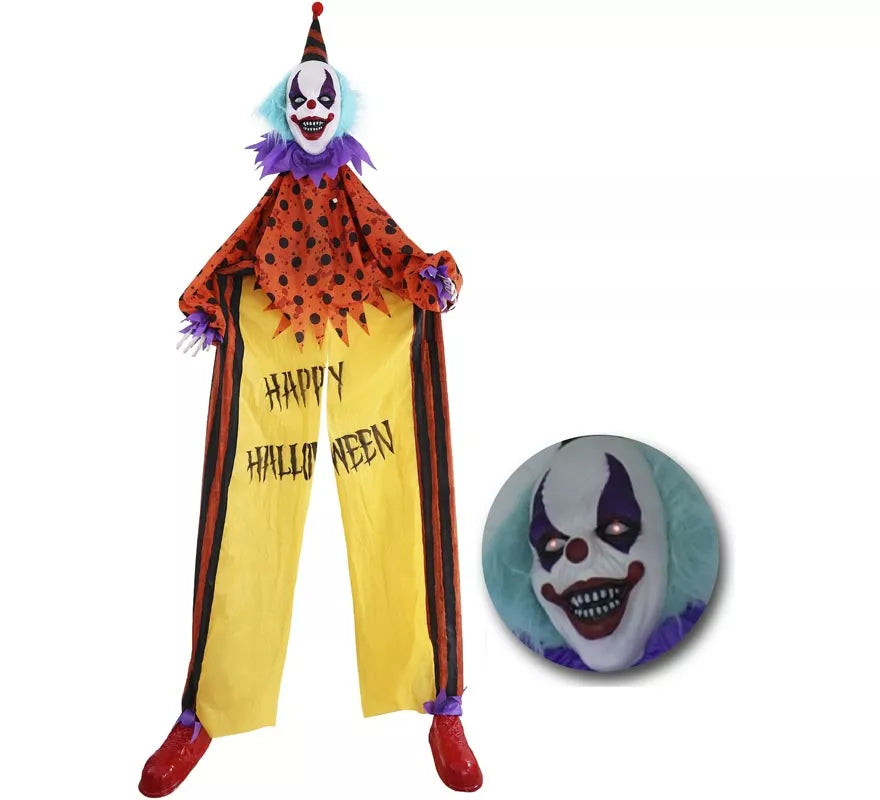Payaso Piernas Largas Animado 280 cm