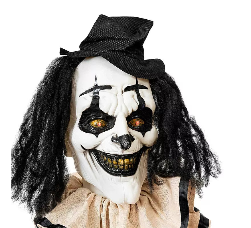 Translation missing: en.Payaso Siniestro beige y negro con base de 105x18x160 cm