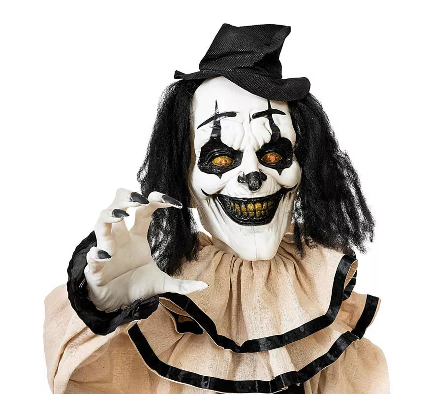 Translation missing: en.Payaso Siniestro beige y negro con base de 105x18x160 cm