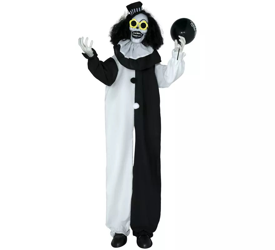Payaso Terrifier con Luz de Sonido y Movimiento de 170 cm