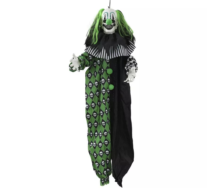 Translation missing: en.Payaso verde Animado con Sonido y Movimiento de 165 cm