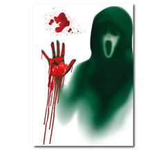 Screaming Killer Vinyl Sticker 20x30cm