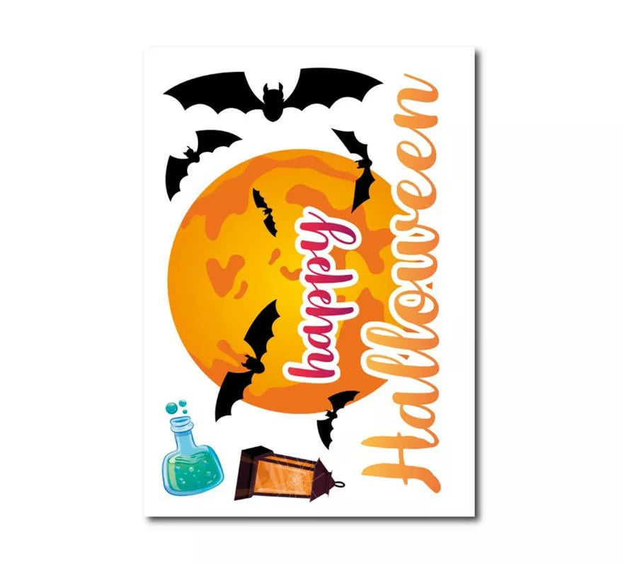 Translation missing: en.Pegatina de Happy Halloween de vinilo de 20x30 cm