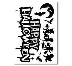 Happy Halloween vinyl sticker 20x30 cm